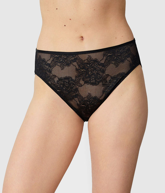 Full Bloom Hi-Cut - Black