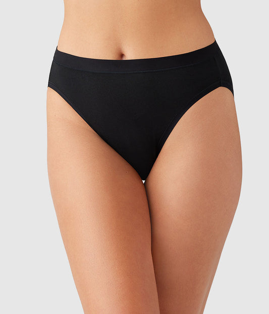 Understated Cotton Hi-Cut - Black