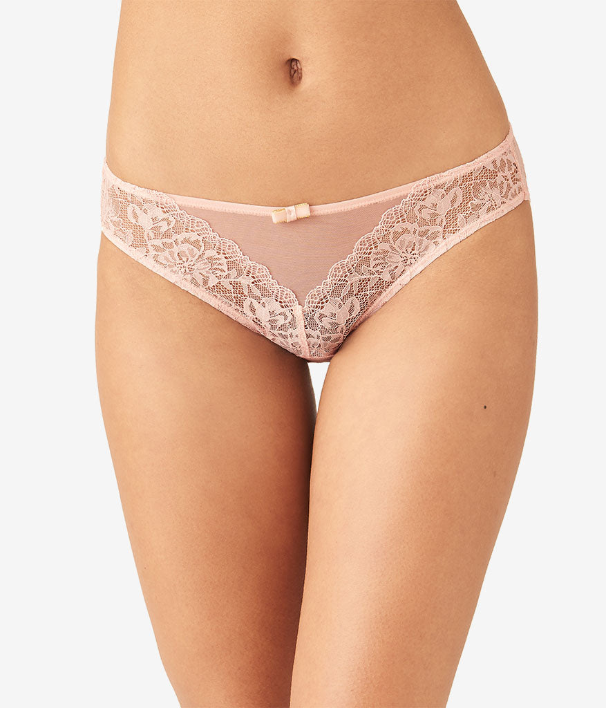 Lace Encounter Bikini - Rose Smoke