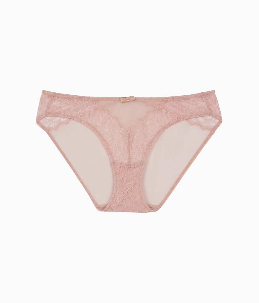 Lace Encounter Bikini - Rose Smoke