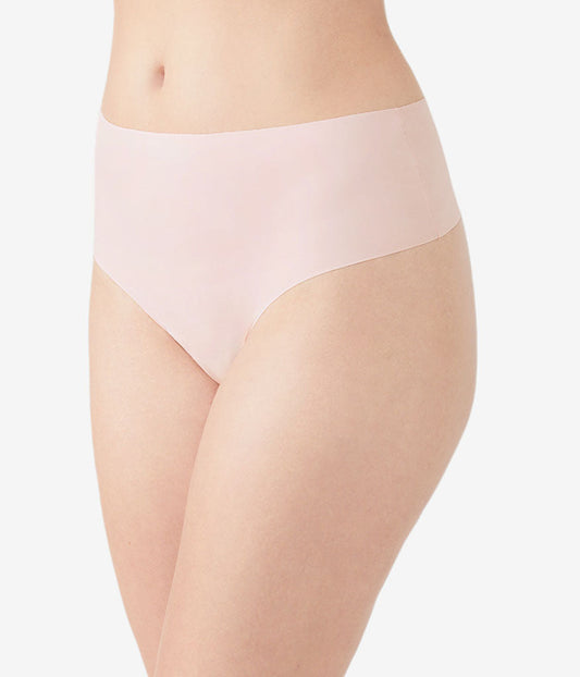 b.bare Hi-Waist Thong - Rose Smoke