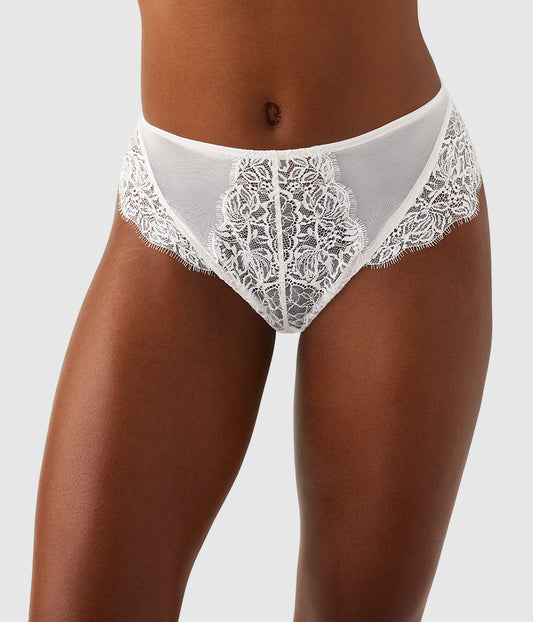 It's On Hi-Waist Thong - Sea Salt