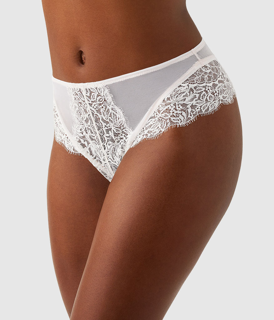 It's On Hi-Waist Thong - Sea Salt