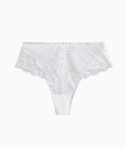 It's On Hi-Waist Thong - Sea Salt