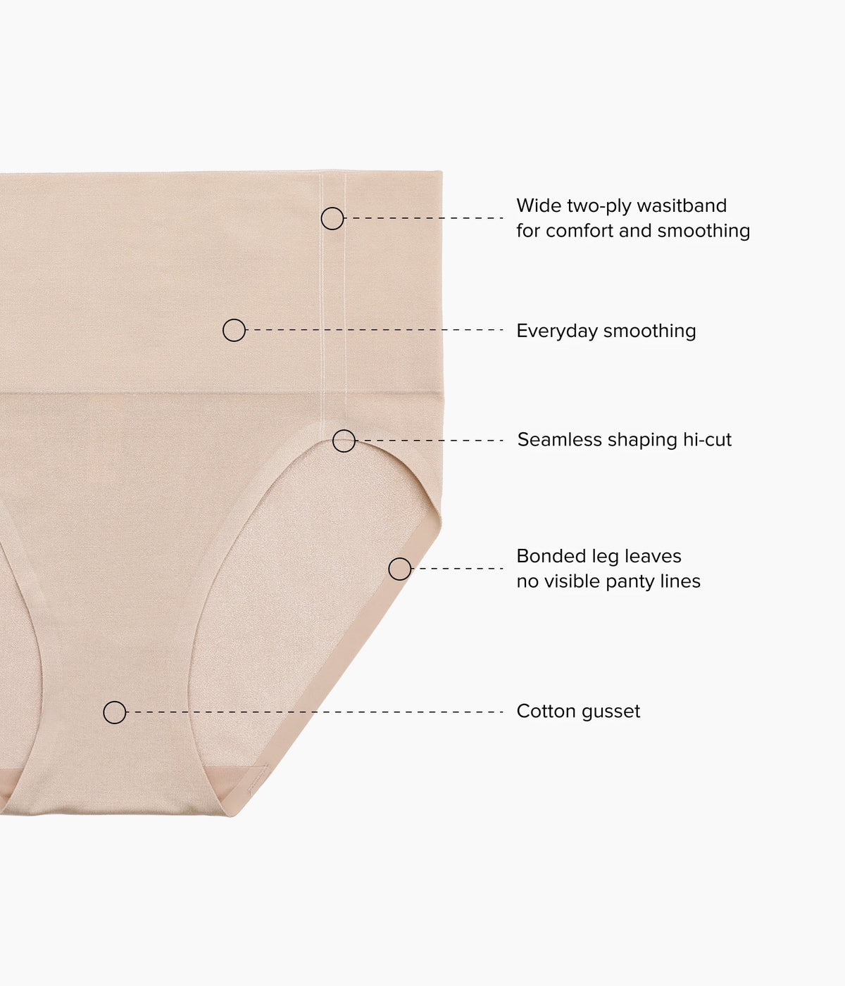 Smooth Series™ Shaping Hi-Cut - Roebuck