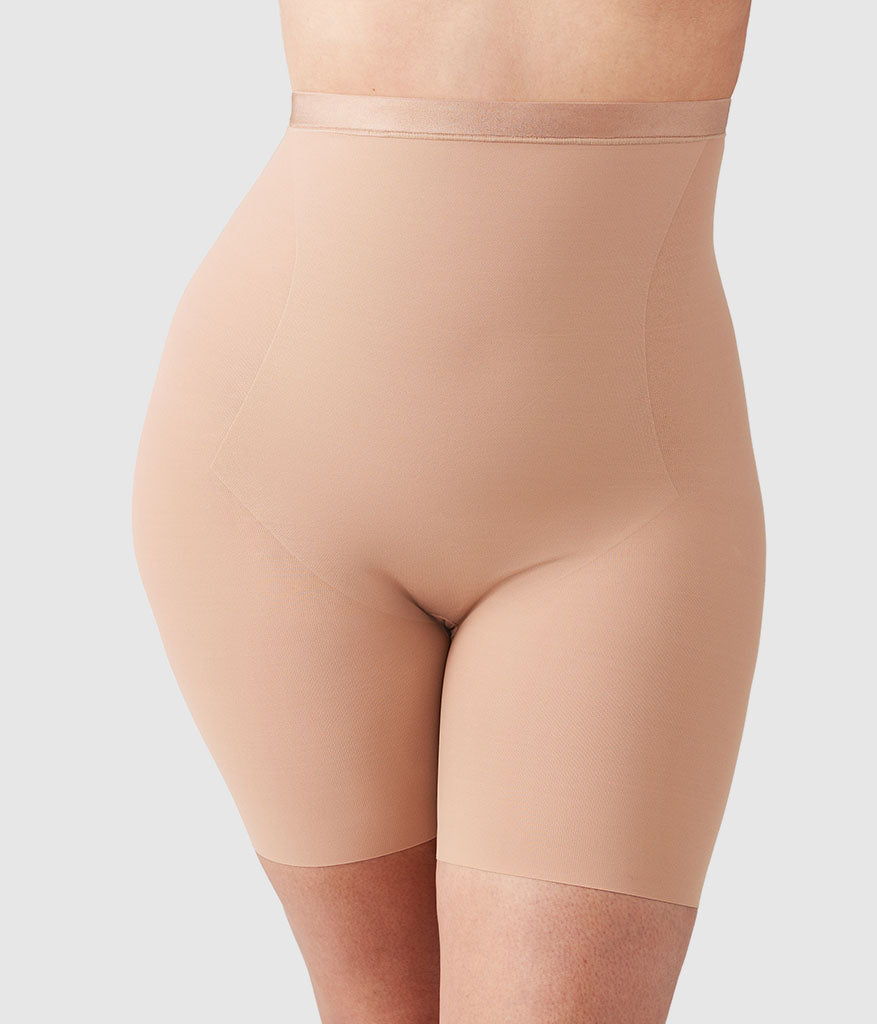 Shape Revelation® Hourglass Hi-Waist Thigh Shaper - Praline
