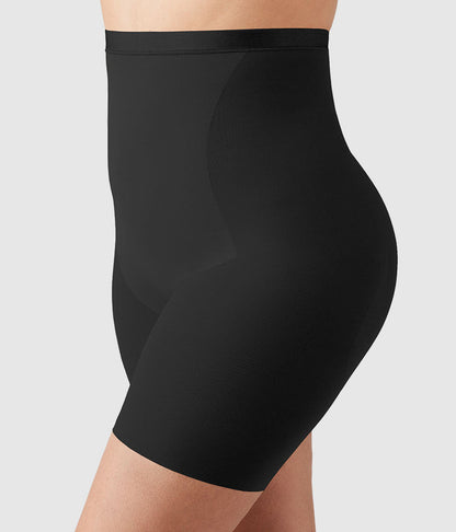 Shape Revelation® Hourglass Hi-Waist Thigh Shaper - Black