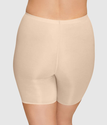Beyond Naked Cotton Blend Thigh Shaper - Sand