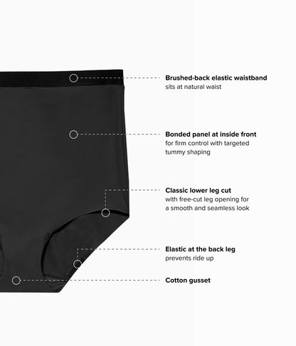 Shape Revelation® Straight Shaping Brief - Black