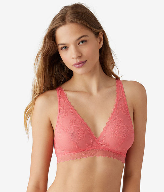 No Strings Attached Bralette - Tea Rose