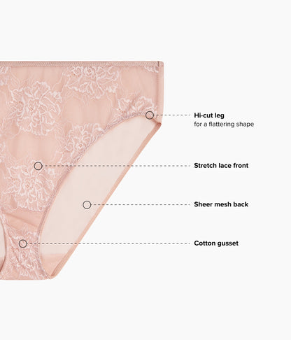 Full Bloom Hi-Cut - Rose Dust