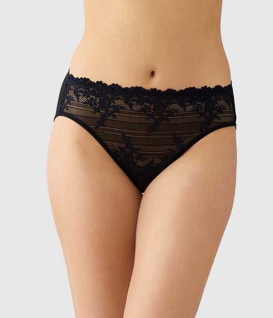 Embrace Lace® Hi-Cut - Black/Night Sky