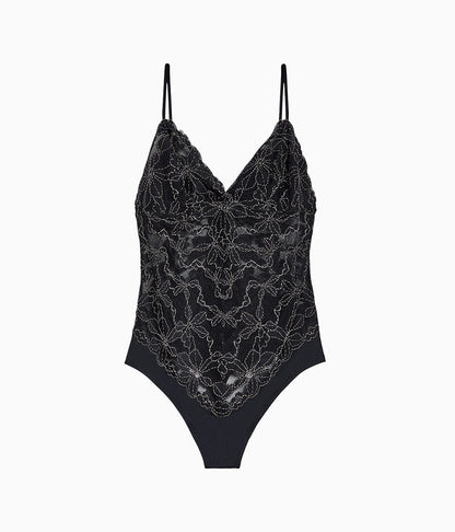 Feeling Famous Bodysuit - Night/Angel Wing