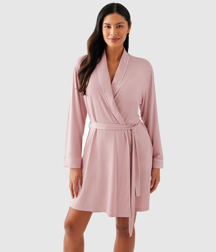 Lease to Lounge Robe - Blush Pink