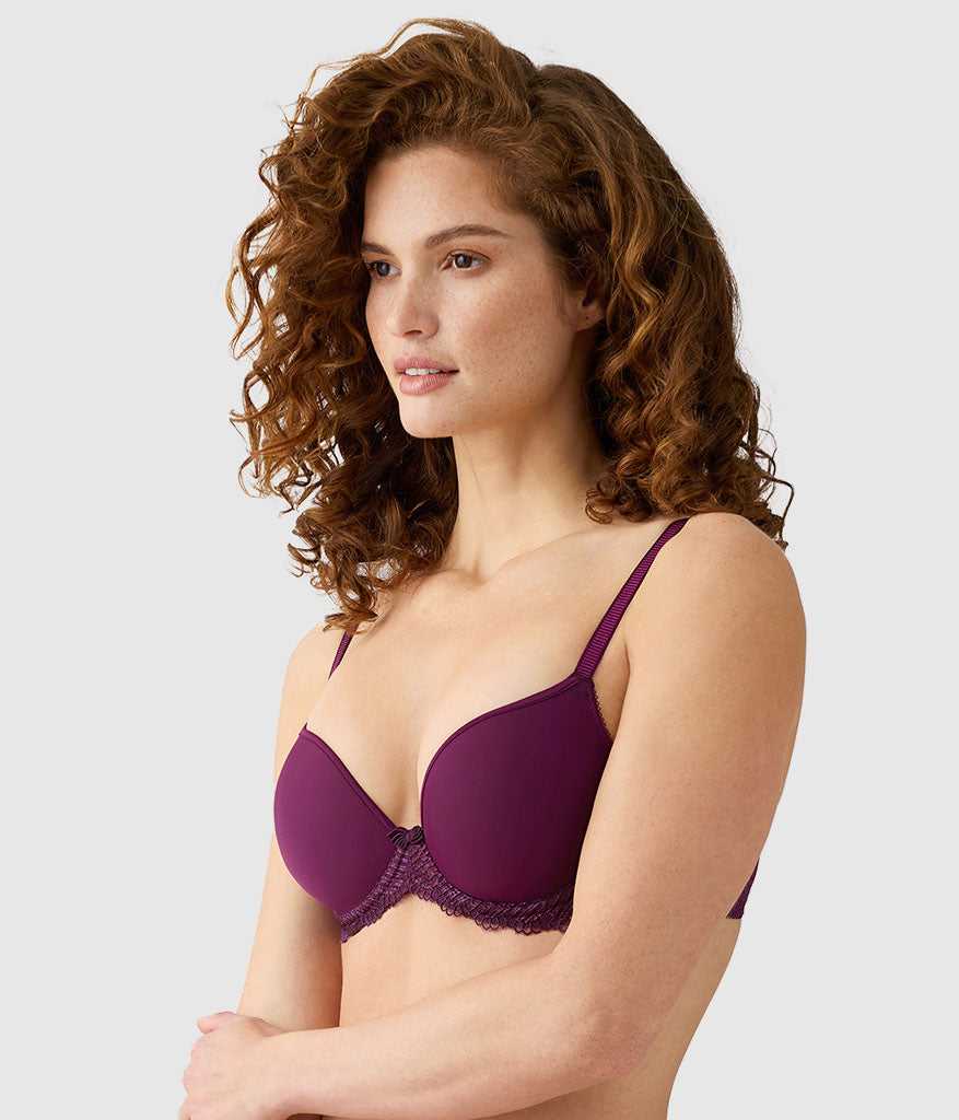 La Femme Underwire T-Shirt Bra - Winter Bloom
