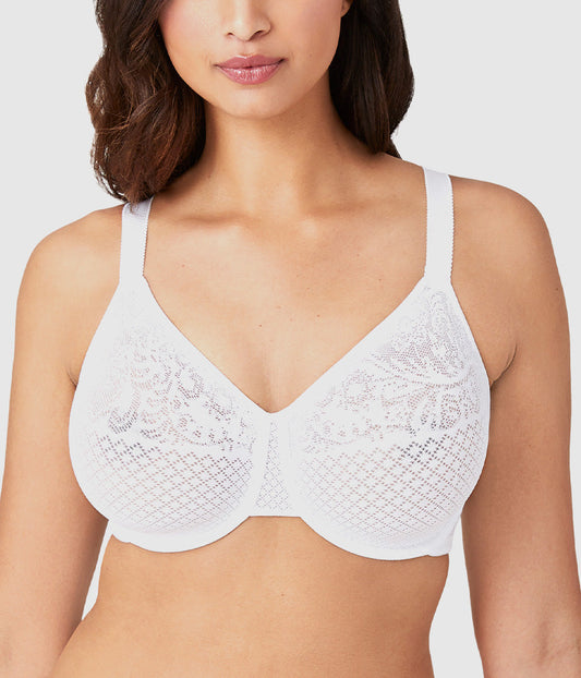 Visual Effects Minimizer Bra - White