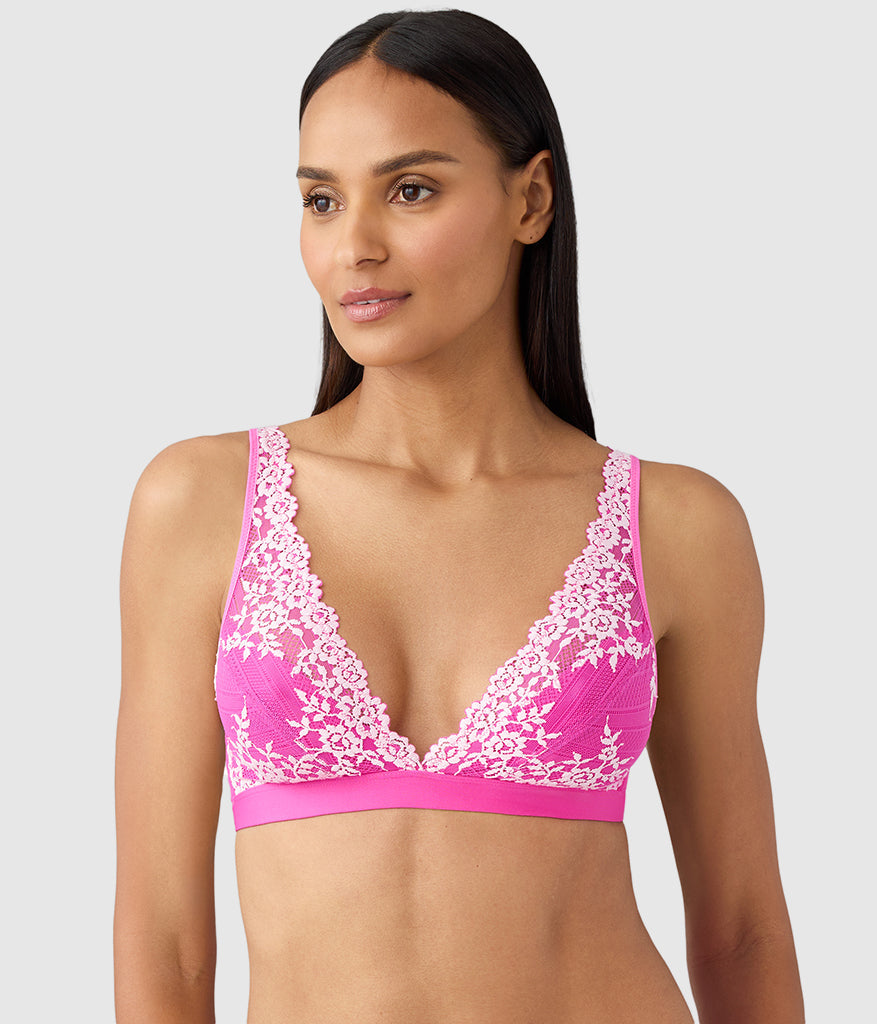 Embrace Lace® Wire Free Bralette - Wild Azalea/Cradle Pink