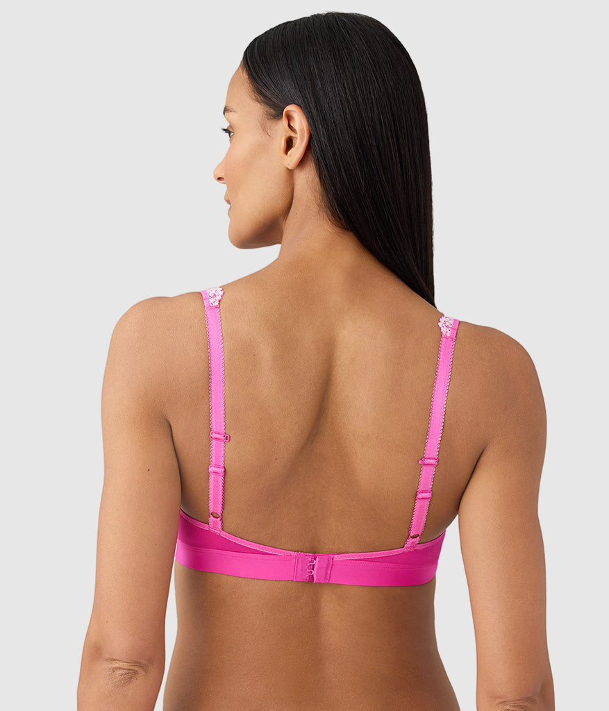 Embrace Lace® Wire Free Bralette - Wild Azalea/Cradle Pink