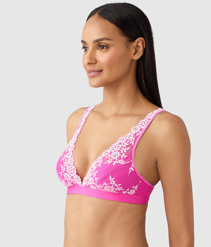 Embrace Lace® Wire Free Bralette - Wild Azalea/Cradle Pink