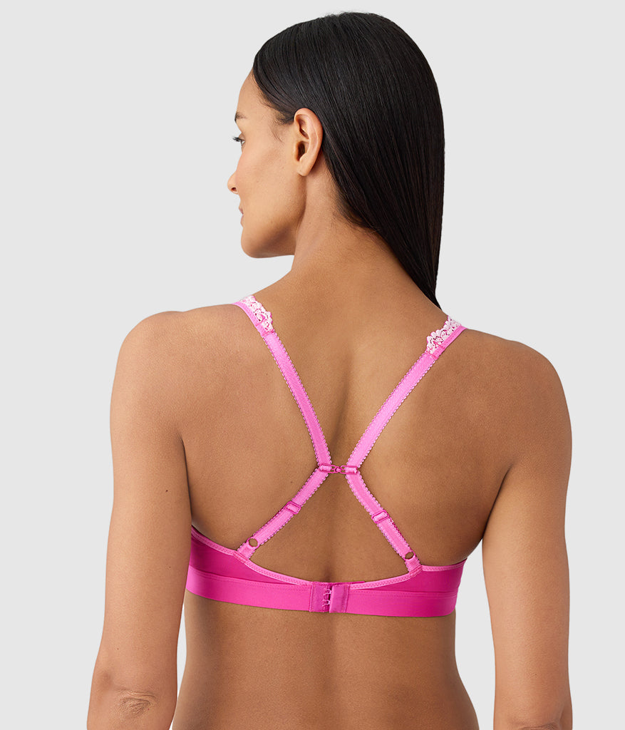 Embrace Lace® Wire Free Bralette - Wild Azalea/Cradle Pink