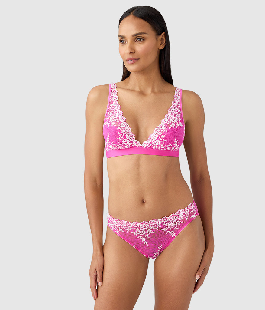 Embrace Lace® Wire Free Bralette - Wild Azalea/Cradle Pink