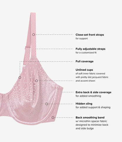 Back Appeal® Underwire Bra - Lilas