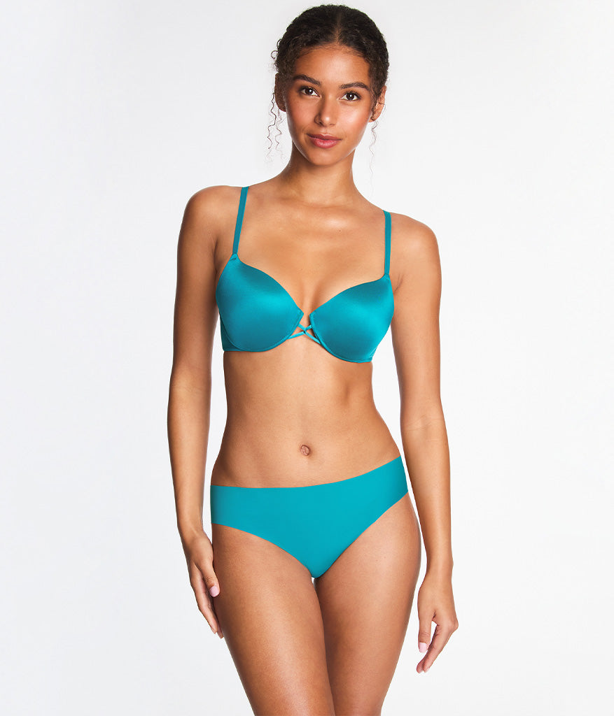 Undercover Plunge T-Shirt Bra - Deep Lake