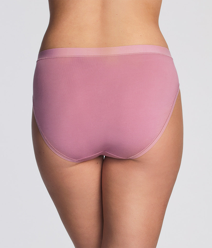 Understated Cotton Hi-Cut - Lilas