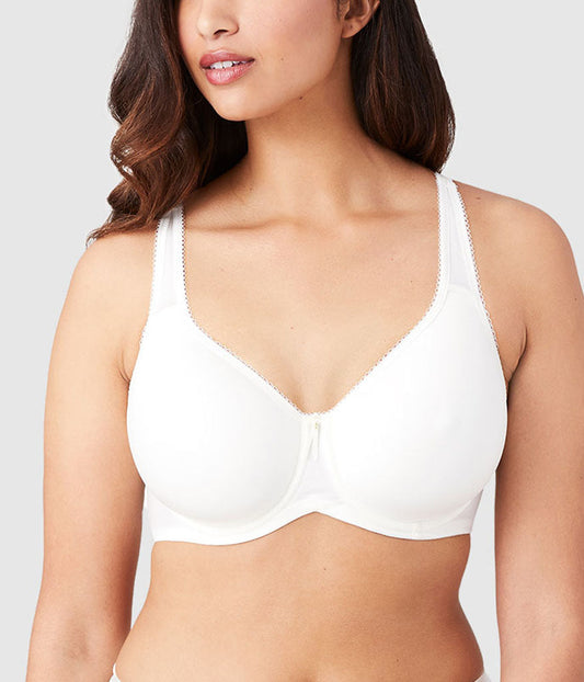 Basic Beauty Spacer Underwire T-Shirt Bra - White