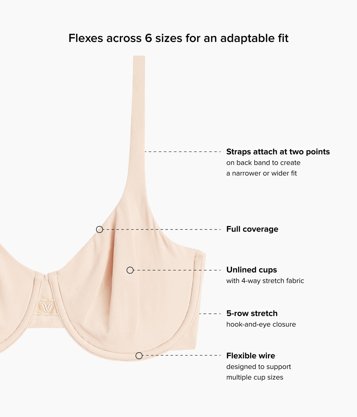 Ever Flexing™ Underwire Bra - Sand