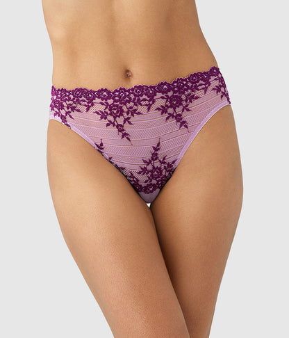 Embrace Lace® Hi-Cut - Lavender Sage/Dark Purple