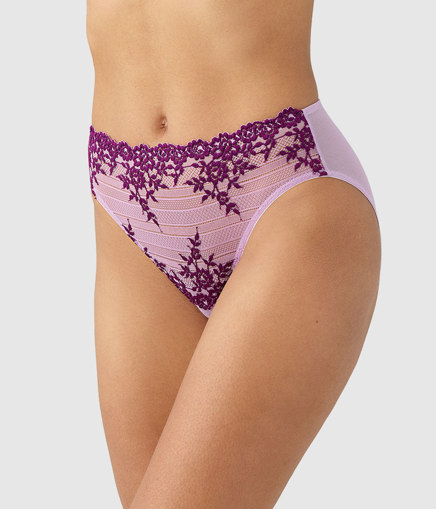 Embrace Lace® Hi-Cut - Lavender Sage/Dark Purple