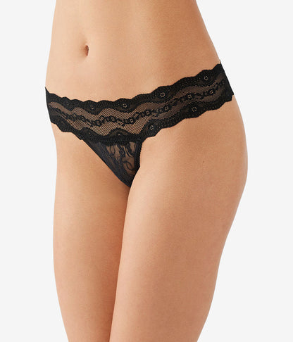 Lace Kiss Thong Panty Pack - Rose Smoke/Au Natural/Night