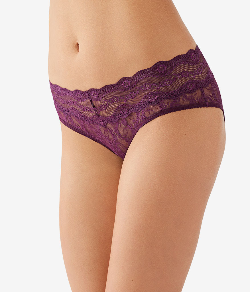 Lace Kiss Hipster - Potent Purple