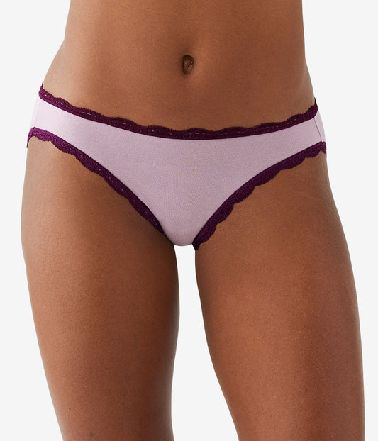 Inspired Eyelet Bikini - Dawn Pink