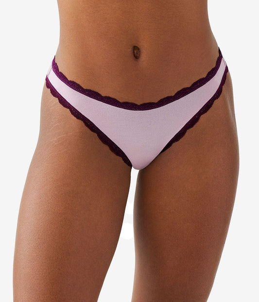 Inspired Eyelet Thong - Dawn Pink