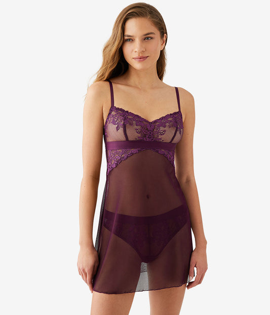 Opening Act Chemise - Potent Purple
