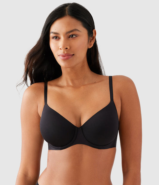 Sleek Standard Underwire Bra - Black
