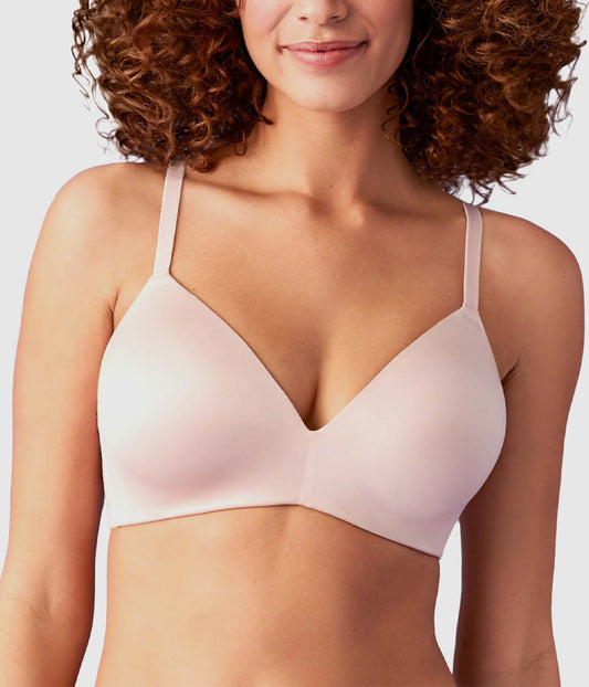 Future Foundation Wire Free T-Shirt Bra with Lace - Rose Smoke