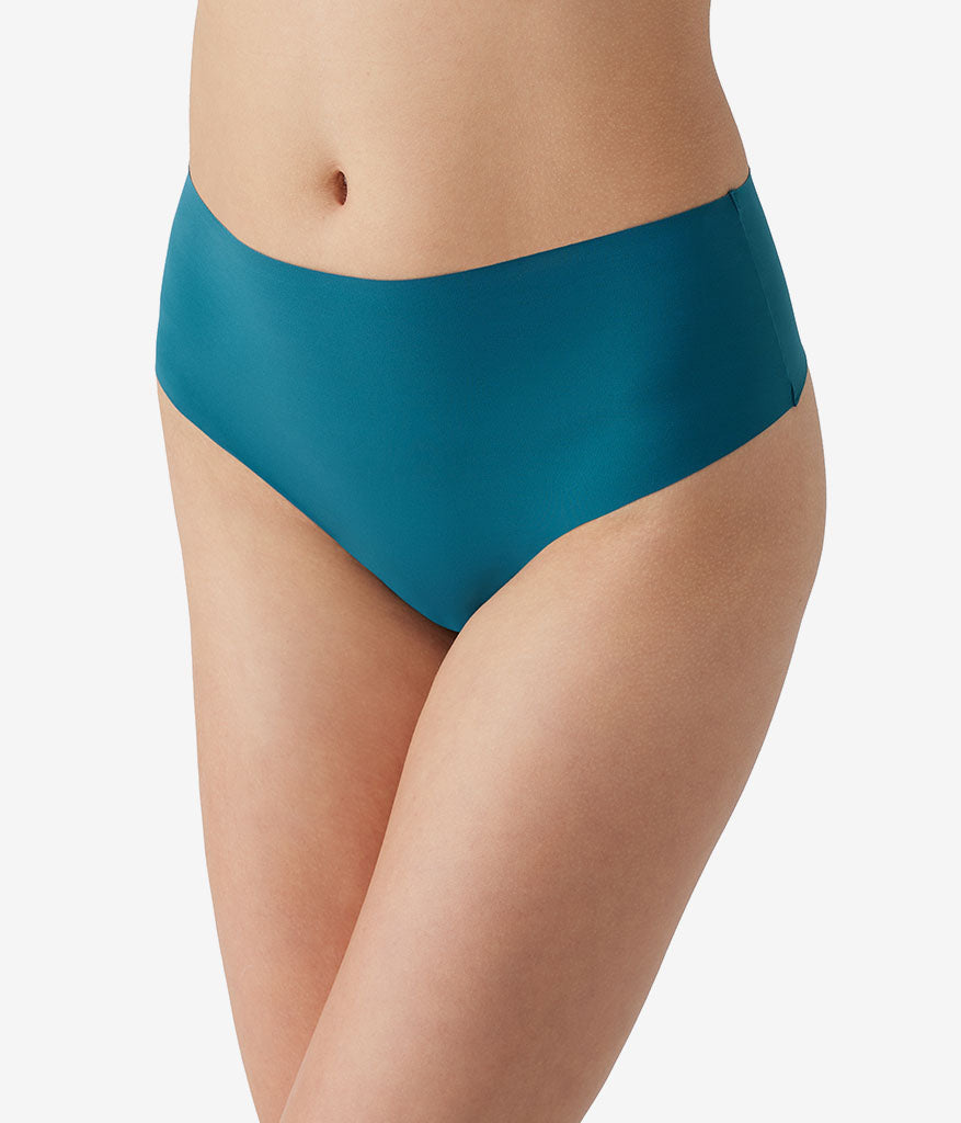 b.bare Hi-Waist Thong - Blue Coral