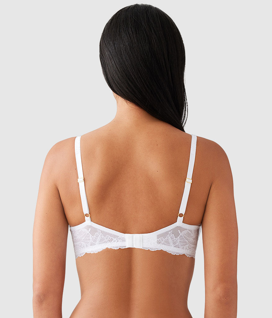 Vivid Attraction Underwire Bra - White