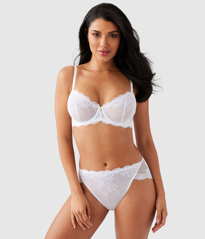 Vivid Attraction Underwire Bra - White