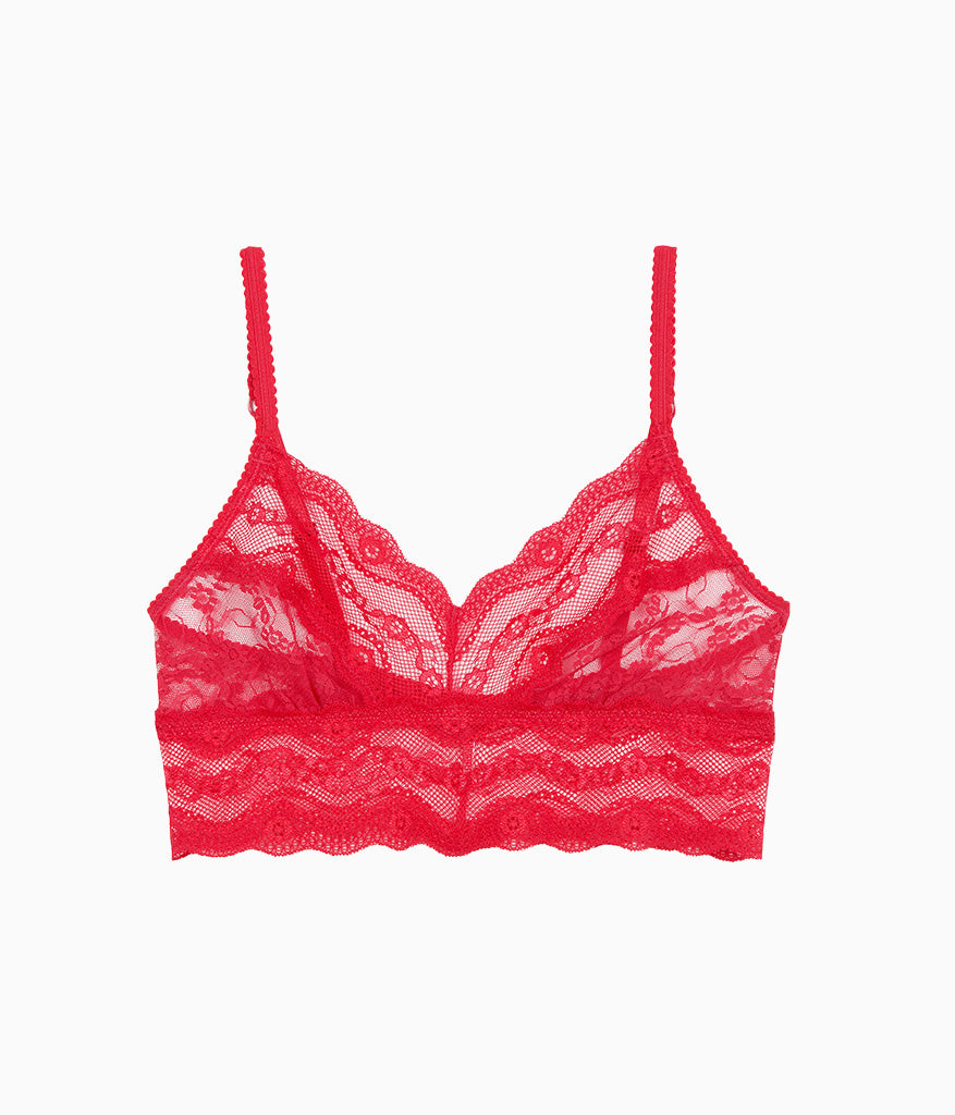 Lace Kiss Bralette - Crimson Red