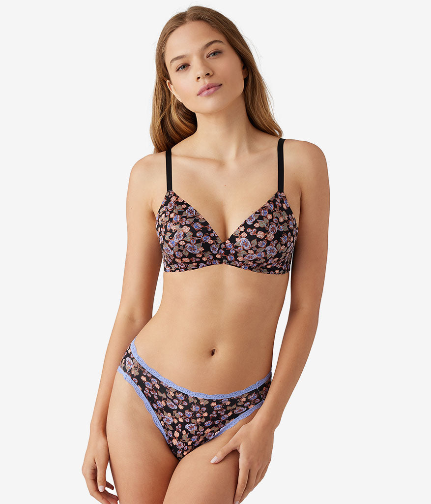 Future Foundation Wire Free T-Shirt Bra - Vintage Floral