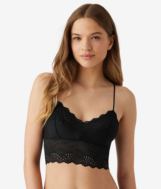 Inspired Eyelet Bralette - Night