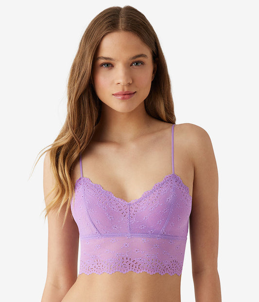 Inspired Eyelet Bralette - Orchid Mist