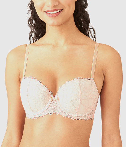 Lace Encounter Contour Bra - Rose Smoke