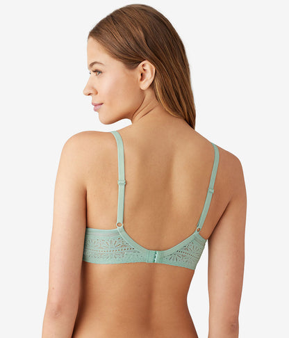 Future Foundation T-Shirt Bra with Lace - Silt Green Heather