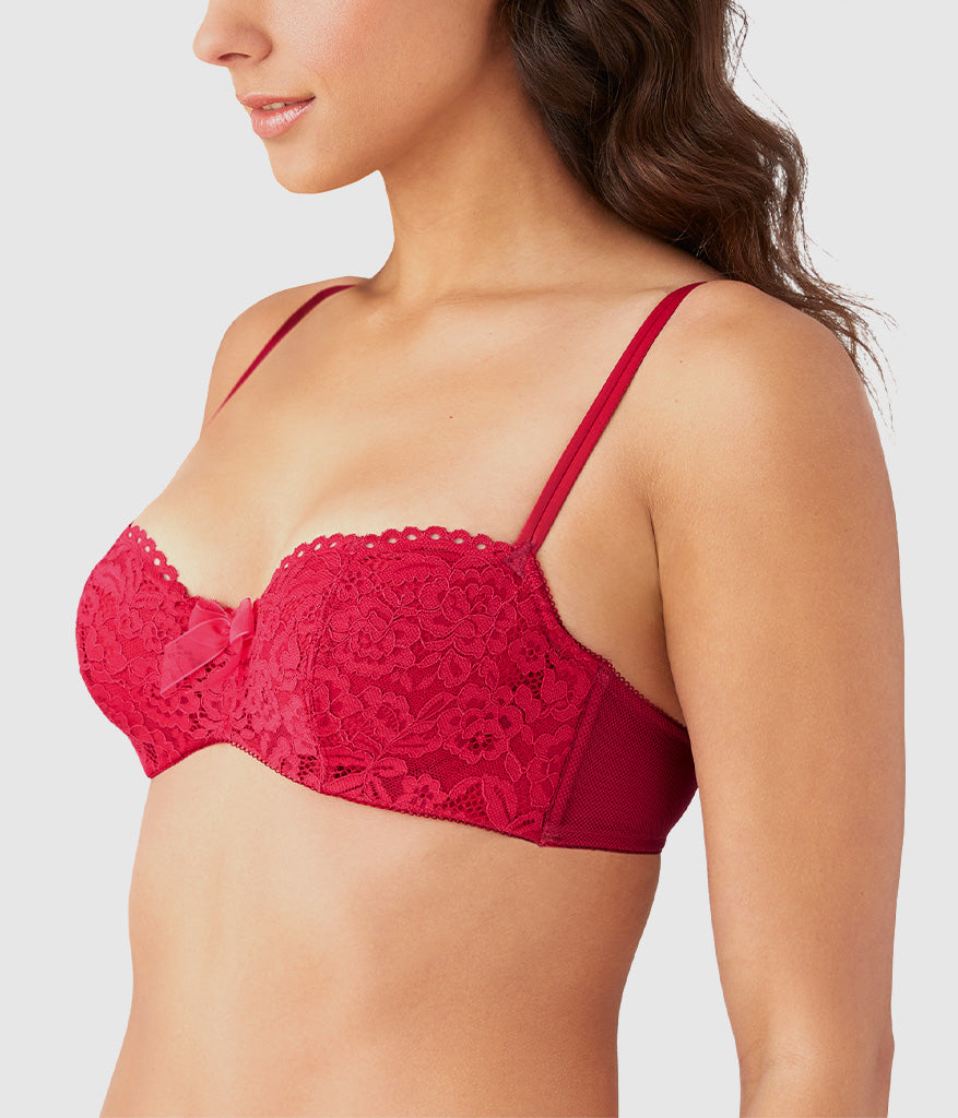 Ciao Bella Balconette Bra - Persian Red