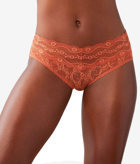 Lace Kiss Hipster - Baked Clay